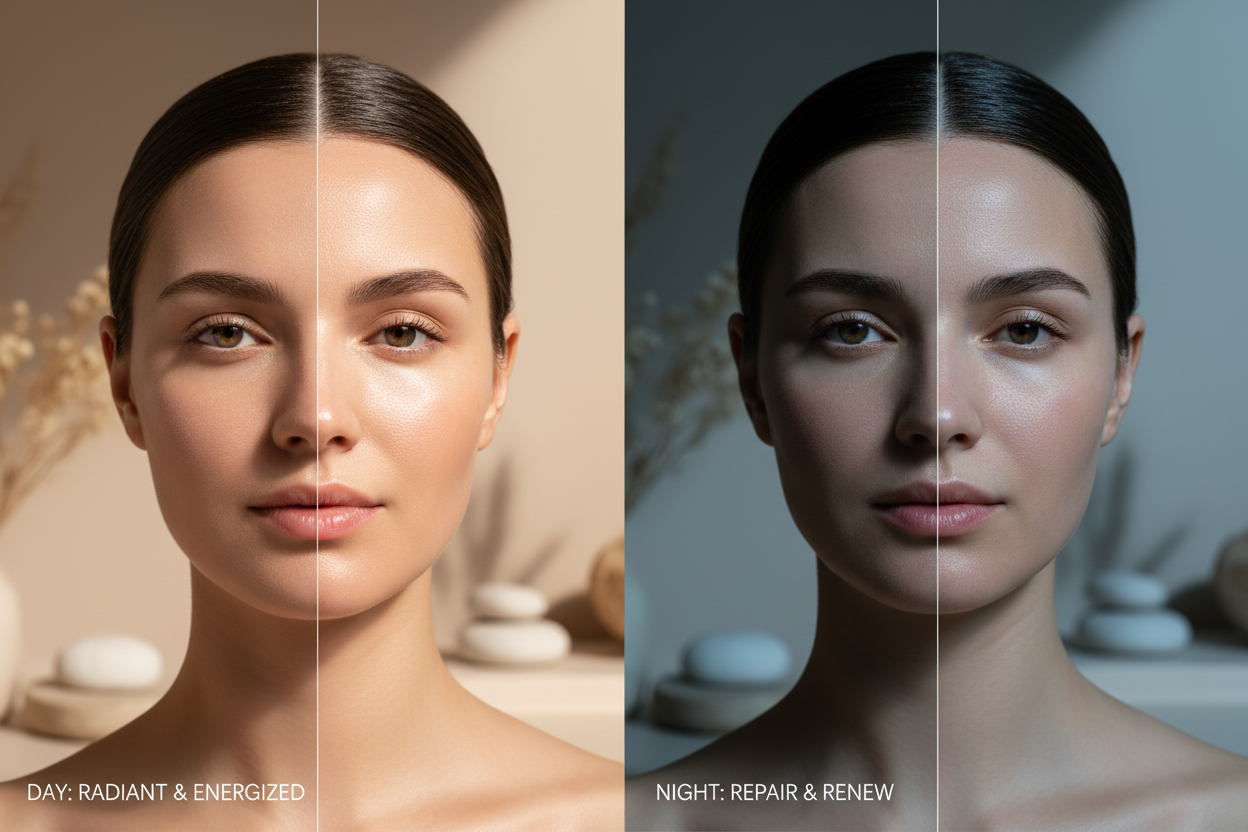 Giorno vs notte: la tua pelle ha un orologio biologico. Tu lo rispetti?