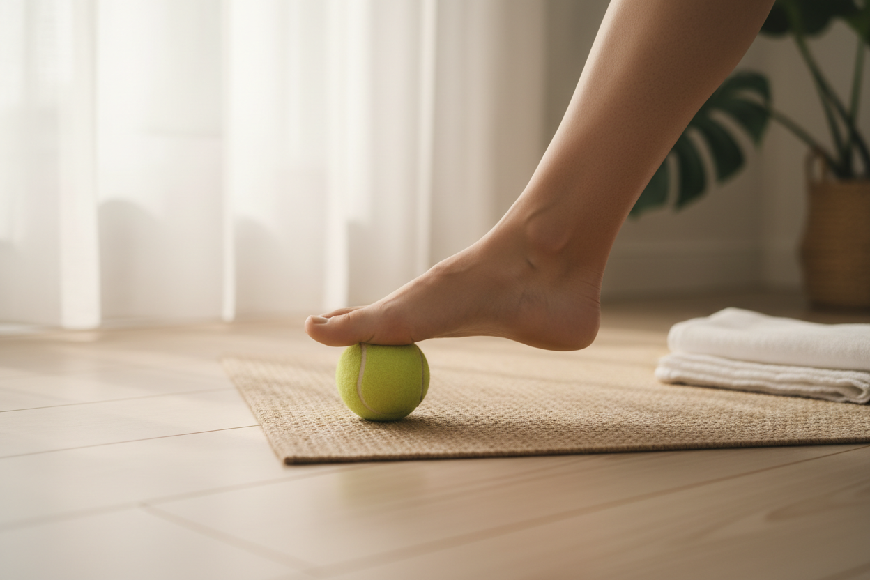 Sblocca il tuo intestino con una pallina da tennis: la guida al biohacking plantare