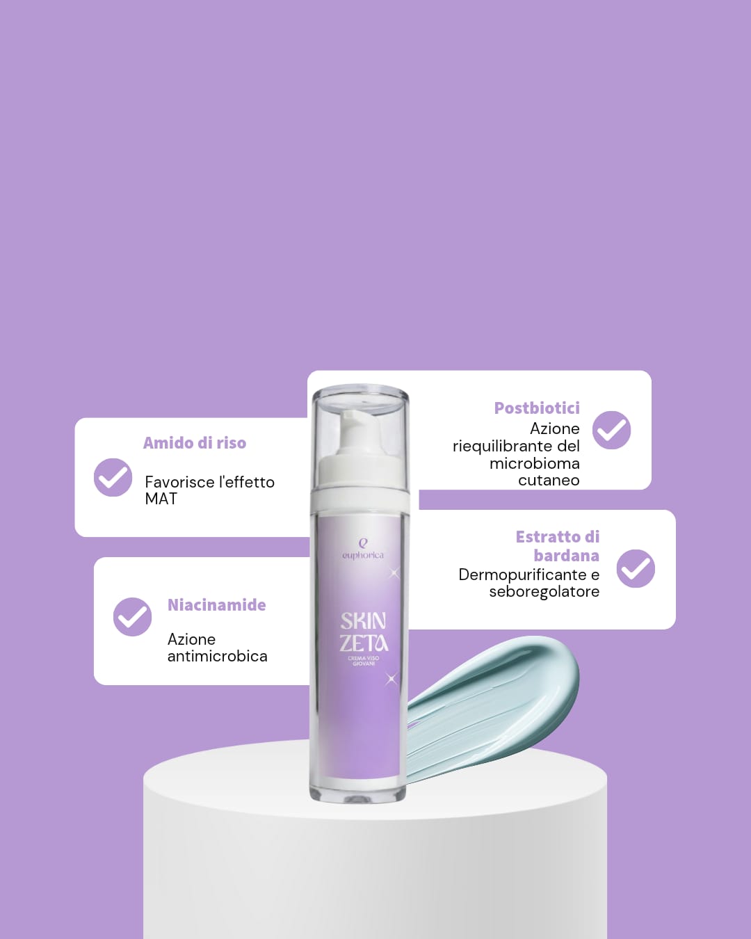 Crema Viso Pelle Impura Purificante per Pelle Giovane